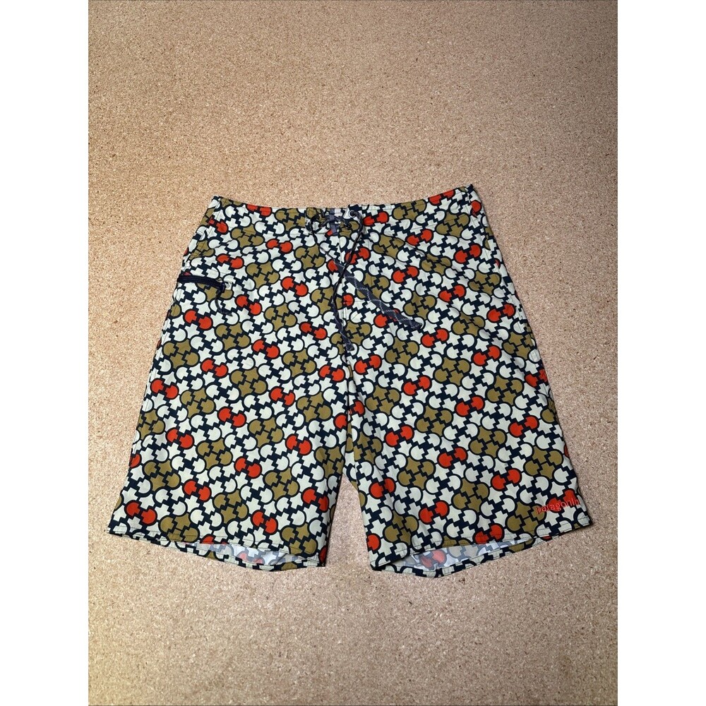 Patagonia Mens Stretch Planing Board Shorts Swim Trunks 31 Ureka Bronze UPF 50